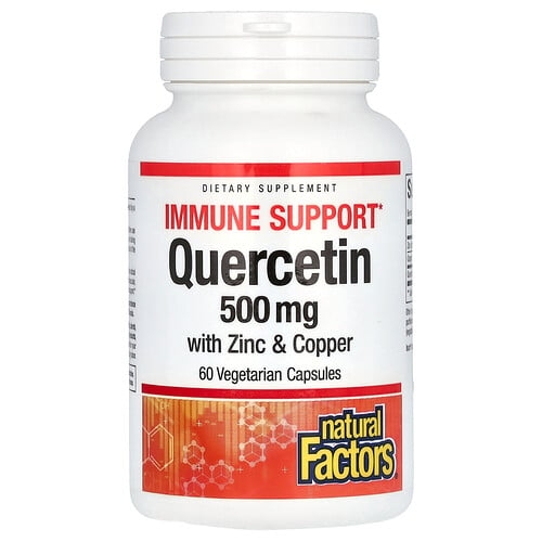 Natural Factors Immune Support Quercetin 500 Mg 60 Vegetarian Capsules product image