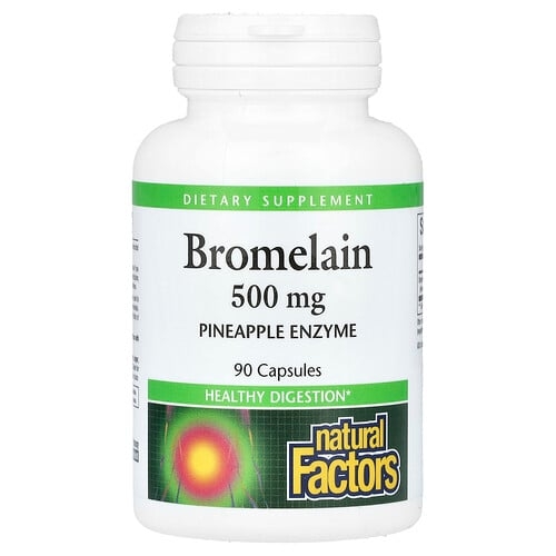 Natural Factors Bromelain 500 Mg 90 Capsules product image