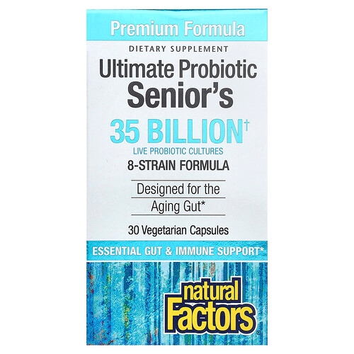 Natural Factors Ultimate Probiotic Senior S 30 Vegetarian Capsules product image