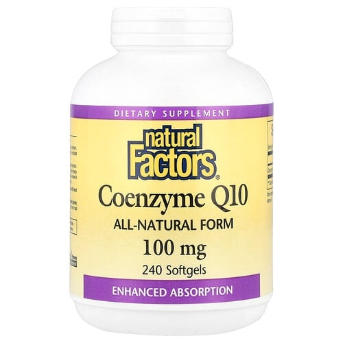 Natural Factors Coenzyme Q10 100 Mg 240 Softgels product image
