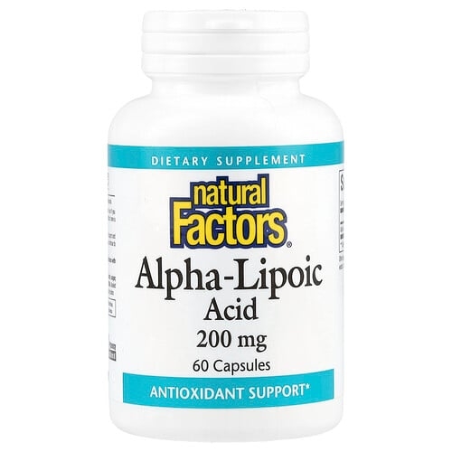 Natural Factors Alpha Lipoic Acid 200 Mg 60 Capsules product image