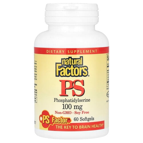 Natural Factors Ps Phosphatidylserine 100 Mg 60 Softgels product image