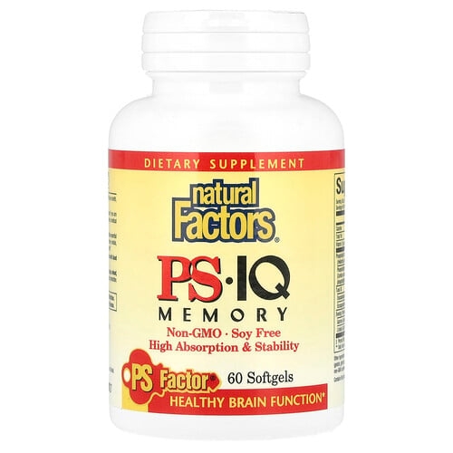 Natural Factors Ps Iq Memory 60 Softgels product image