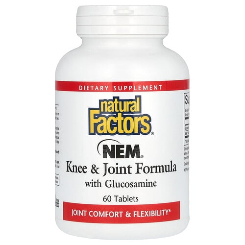 Natural Factors Nem Knee Joint Formula With Glucosamine 60 Tablets product image