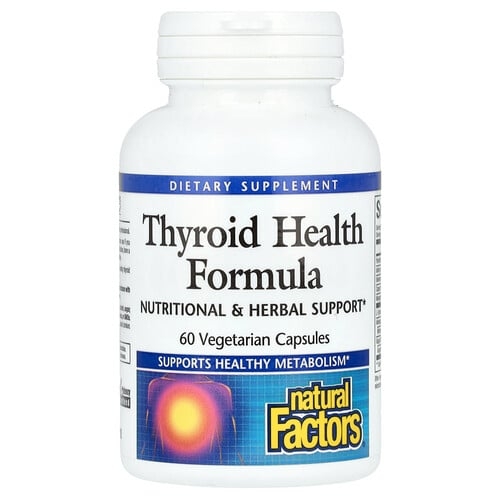 Natural Factors Thyroid Health Formula 60 Vegetarian Capsules product image