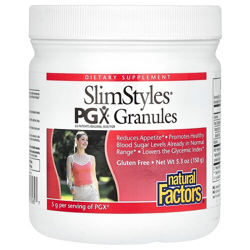 Natural Factors Slimstyles Pgx Granules Unflavored 5 3 Oz 150 G product image