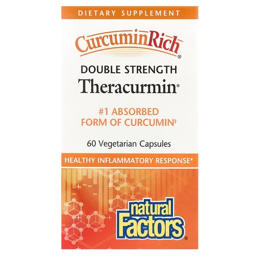 Natural Factors Curcuminrich Theracurmin 60 Mg 60 Vegetarian Capsules product image