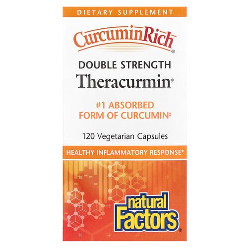 Natural Factors Curcuminrich Theracurmin 60 Mg 120 Vegetarian Capsules product image