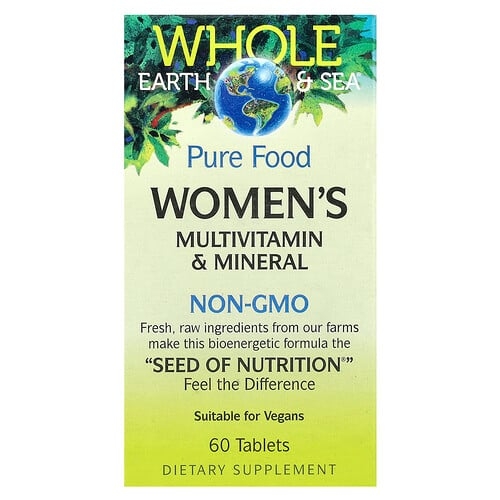 Natural Factors Whole Earth Sea Women S Multivitamin Mineral 60 Tablets product image