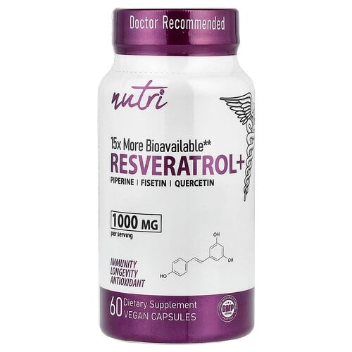 Nutri Resveratrol 60 Vegan Capsules product image