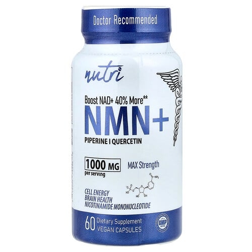 Nutri Nmn Max Strength 60 Vegan Capsules product image