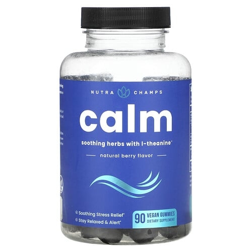 Nutrachamps Calm Natural Berry 90 Vegan Gummies product image