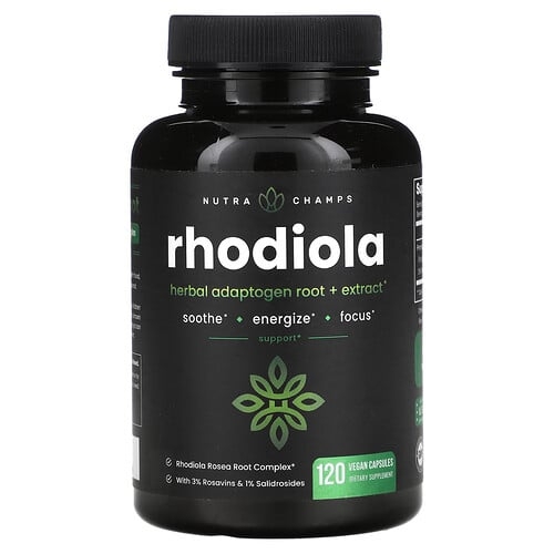 Nutrachamps Rhodiola 120 Vegan Capsules 300 Mg Per Capsule product image