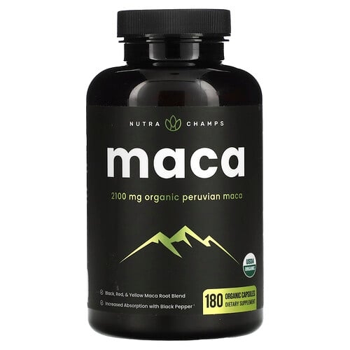 Nutrachamps Maca 180 Organic Capsules product image