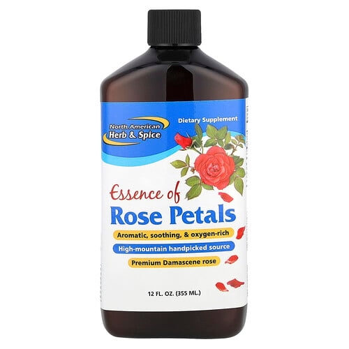 North American Herb Spice Essence Of Rose Petals 12 Fl Oz 355 Ml product image