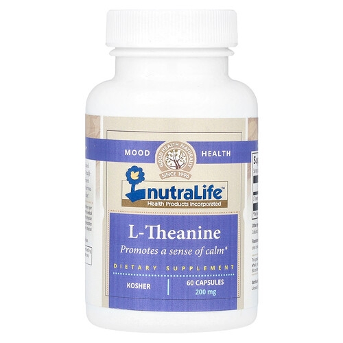 Nutralife L Theanine 200 Mg 60 Capsules product image