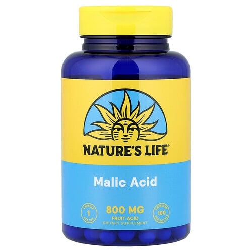 Nature S Life Malic Acid 800 Mg 100 Capsules product image