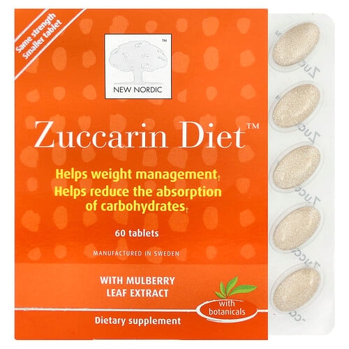 New Nordic Zuccarin Diet 60 Tablets product image