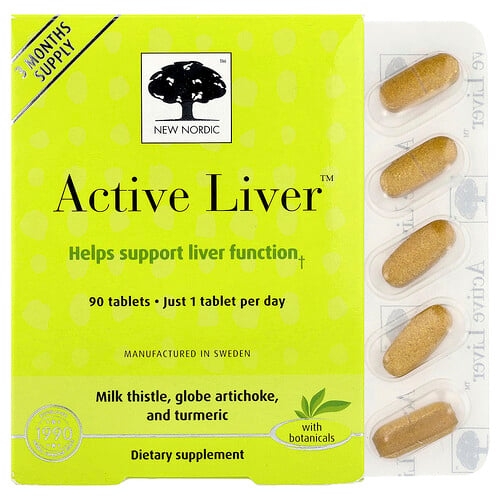 New Nordic Active Liver 90 Tablets product image