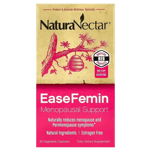 Naturanectar Easefemin Menopausal Support 30 Vegetable Capsules product image