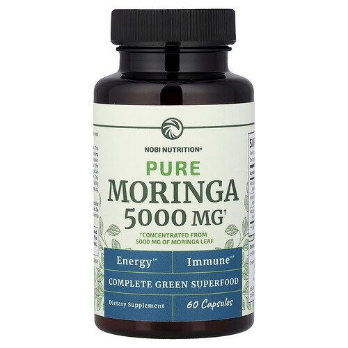 Nobi Nutrition Pure Moringa 5 000 Mg 60 Capsules product image