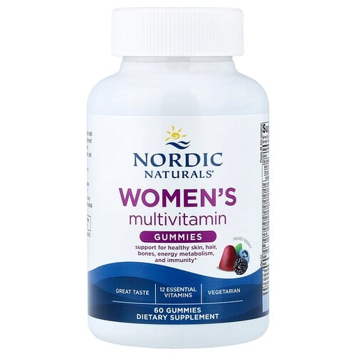 Nordic Naturals Women S Multivitamin Gummies Mixed Berry 60 Gummies product image