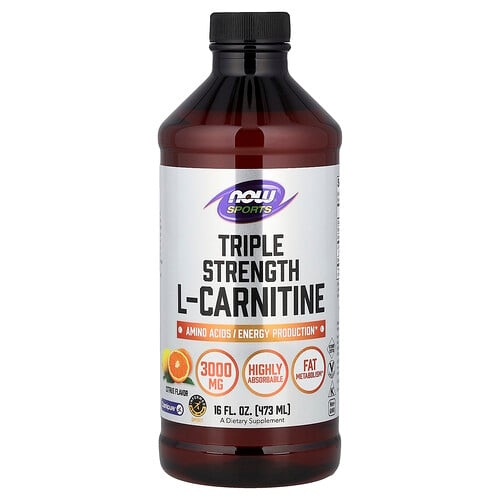 Now Foods Sports L Carnitine Triple Strength Citrus 16 Fl Oz 473 Ml product image