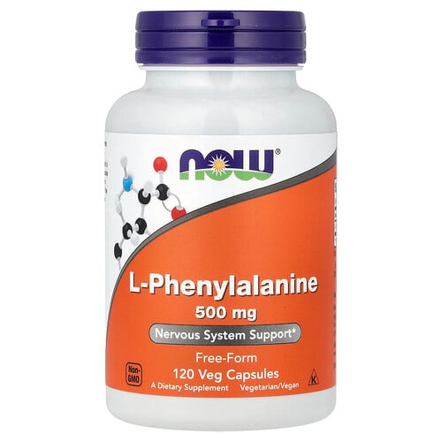 Now Foods L Phenylalanine 500 Mg 120 Veg Capsules product image