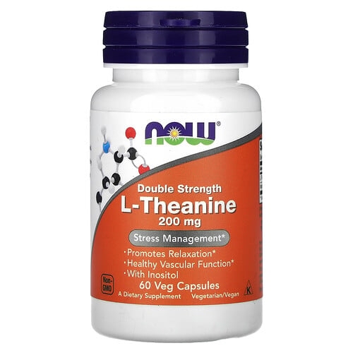 Now Foods L Theanine 60 Veg Capsules product image