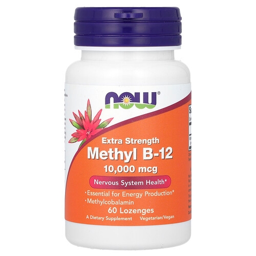 Now Foods Methyl B 12 10 000 Mcg 60 Lozenges product image