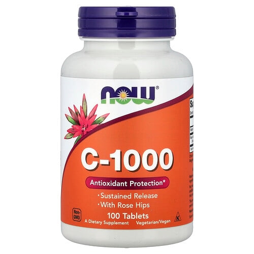 Now Foods C 1000 With Rose Hips 100 Tablets product image