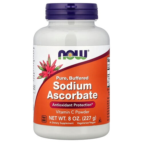 Now Foods Sodium Ascorbate Powder 8 Oz 227 G product image