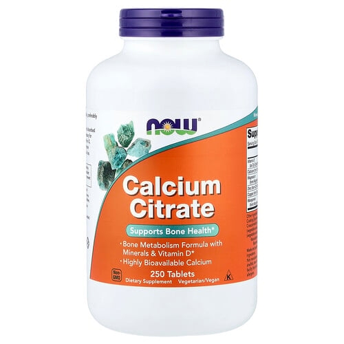 Now Foods Calcium Citrate 250 Tablets product image