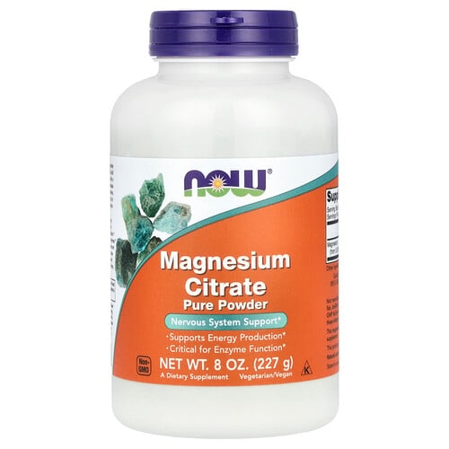 Now Foods Magnesium Citrate Pure Powder 8 Oz 227 G product image