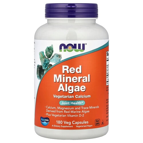 Now Foods Red Mineral Algae 180 Veg Capsules product image