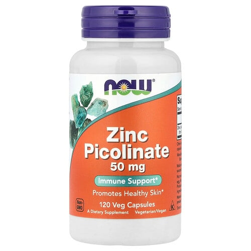 Now Foods Zinc Picolinate 50 Mg 120 Veg Capsules product image
