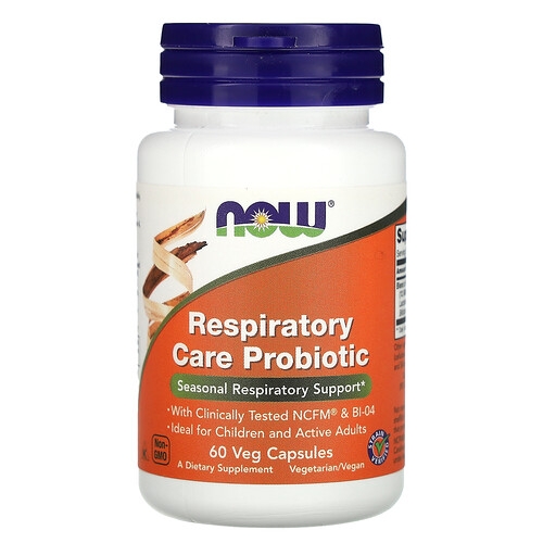 Now Foods Respiratory Care Probiotic 60 Veg Capsules product image
