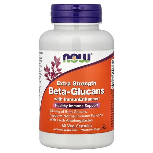 Now Foods Beta Glucans With Immunenhancer 60 Veg Capsules product image