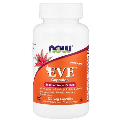 Now Foods Eve Superior Women S Multi Iron Free 120 Veg Capsules product image