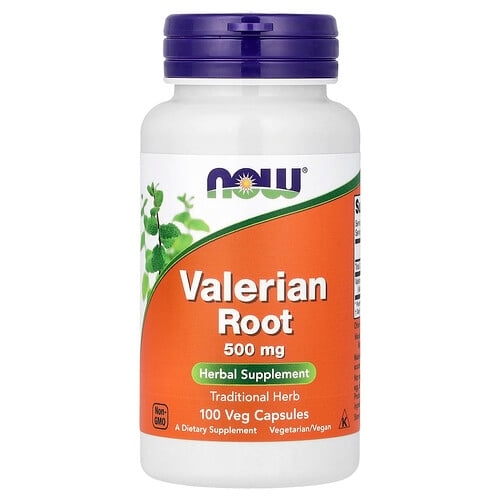 Now Foods Valerian Root 100 Veg Capsules 500 Mg Per Capsule product image
