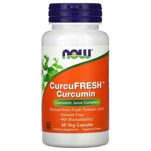 Now Foods Curcufresh Curcumin 500 Mg 60 Veg Capsules product image