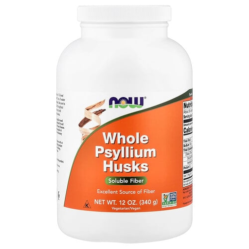 Now Foods Whole Psyllium Husks 12 Oz 340 G product image