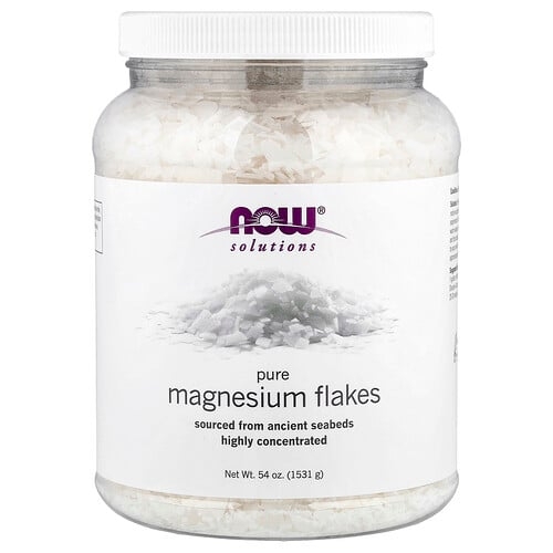Now Foods Solutions Pure Magnesium Flakes 54 Oz 1 531 G product image