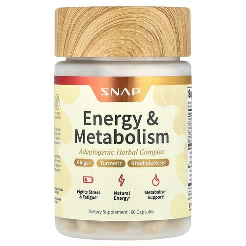 Snap Supplements Energy Metabolism 60 Capsules product image