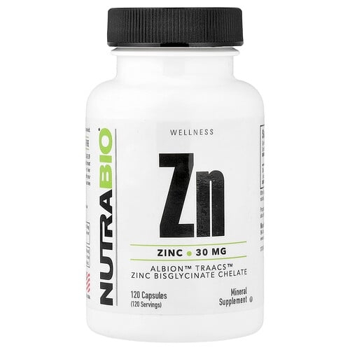 Nutrabio Zinc 30 Mg 120 Capsules product image