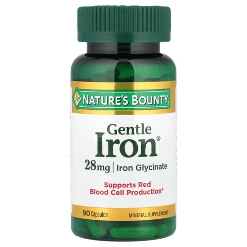 Nature S Bounty Gentle Iron 90 Capsules product image