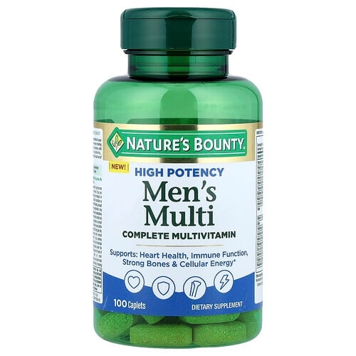 Nature S Bounty Men S Multi Complete Multivitamin High Potency 100 Caplets product image