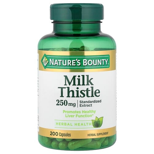 Nature S Bounty Milk Thistle 250 Mg 200 Capsules product image