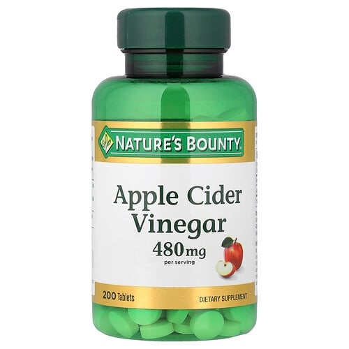 Nature S Bounty Apple Cider Vinegar 200 Tablets 240 Mg Per Tablet product image