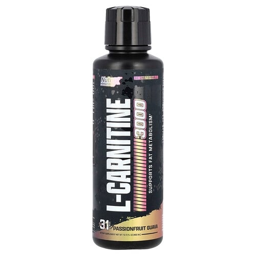 Nutrex Research L Carnitine 3000 Passionfruit Guava 15 72 Fl Oz 465 Ml product image